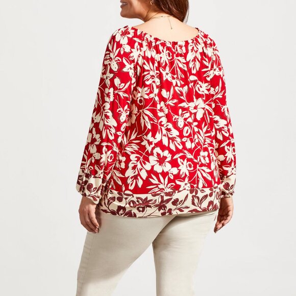 Plus Size Floral Tunic - Picture 3 of 4